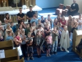 Bērnu vasaras nometnes noslēguma dievkalpojums 2010.gada 15.augustā Sēmes baznīcā